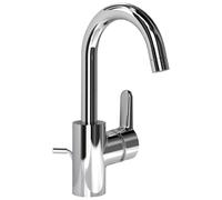 Ideal Standard Connect Blue - Grifo de lavabo, con caño giratorio y desagüe, cromo B0112AA