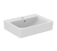 Ideal Standard Connect - Lavabo Cube, 60x46x18 cm, 1 orificio para grifería, blanco E714101