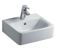 Ideal Standard Connect - Lavamanos Cube, 40x36x16 cm, con 1 orificio para grifería, blanco E713701