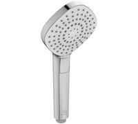 Ideal Standard - Ducha de mano Idealrain Evo Diamond, cabezal de ducha ahorrador de agua con 3 modos de chorro (lluvia suave, masaje, lluvia suave), Ø 11,5 cm, cromo