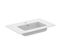 Ideal Standard Eurovit - Lavabo 55x45 cm, con rebosadero, orificio para grifería, blanco E053501