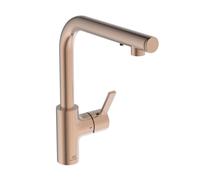 Ideal Standard Gusto - Grifo de fregadero con dispensador de jabón, Sunset Rose A7817J4