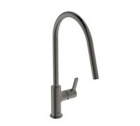 Ideal Standard Gusto - Grifo de fregadero, Gris magnético BD408A5