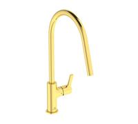 Ideal Standard Gusto - Grifo de fregadero, oro cepillado BD408A2