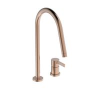 Ideal Standard Gusto - Grifo para fregadero, instalación de 2 orificios, Sunset Rose BD422J4