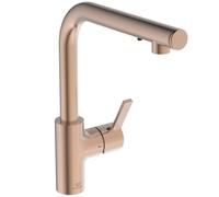 Ideal Standard Gusto - Grifo de fregadero con dispensador de jabón, Sunset Rose A7817J4