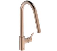 Ideal Standard Gusto - Grifo de fregadero con caño extraíble, Sunset Rose BD414J4