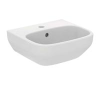 Ideal Standard i.Life A - Lavamanos 40x36 cm, con rebosadero, orificio para grifo, blanco T470801