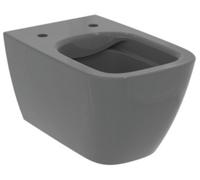 Ideal Standard i.life B taza de inodoro suspendido sin reborde gris brillante T461458