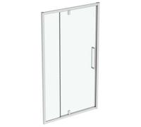 Ideal Standard i.Life - Puerta de ducha pivotante 120 cm, silver bright/cristal transparente T4939EO