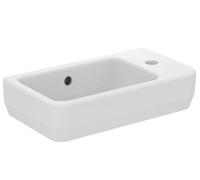 Ideal Standard i.Life S - Lavamanos 45x25 cm, con rebosadero, orificio para grifo a la derecha, blanco T458601
