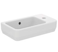 Ideal Standard - i.life S Lavamanos de 45 cm con poca profundidad a solo 25 cm. Columna para comprar por separado. Blanco