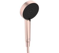 Ideal Standard Idealrain Alu+ Teleducha multifunción, con dos tipos de chorro mediante interruptor giratorio, cabezal de ducha con ahorro de agua y boquillas EasyClean - Rosa (100x56x232 mm)