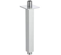 Ideal Standard - Idealrain, Brazo cuadrado para alcachofa de ducha de 20 cm, Conexión para instalación en pared o techo, cromado