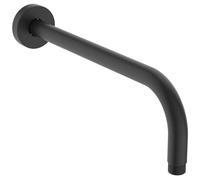 Ideal Standard - Idealrain, brazo de pared para alcachofa, soporte en L para ducha de 30 cm, negro seda