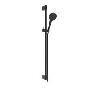 Ideal Standard Idealrain - Conjunto de alcachofa de ducha, barra y manguera, 2 chorros, negro seda BE414XG