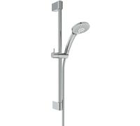 Ideal Standard Idealrain - Conjunto de alcachofa de ducha, barra y manguera, 3 chorros, cromo BE405AA