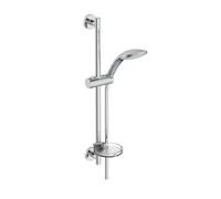 Ideal Standard Idealrain - Conjunto de alcachofa de ducha, barra y manguera, cromo BD912AA