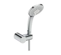 Ideal Standard Idealrain - Conjunto de alcachofa de ducha, soporte y manguera, 3 chorros, cromo BD986AA