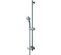 Ideal Standard Idealrain - Conjunto de cabezal de ducha, 1 chorro, barra y manguera, cromo B9502AA