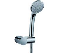 Ideal Standard Idealrain - Conjunto de cabezal de ducha, 3 chorros, soporte y manguera, cromo B9507AA