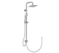 Ideal Standard Idealrain Cube - Conjunto de ducha 200, para combinación con grifo de pared, cromo A5862AA