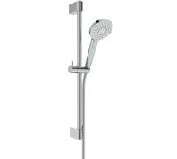 Ideal Standard IdealRain Evo - Conjunto de alcachofa de ducha, barra y manguera, 3 chorros, cromo BE419AA