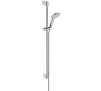 Ideal Standard IdealRain Evo - Conjunto de alcachofa de ducha, barra y manguera, 3 chorros, cromo BE420AA