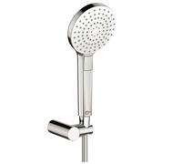 Ideal Standard IdealRain Evo - Conjunto de ducha Circle 110, manguera con teleducha, 3 chorros, cromo B2404AA
