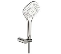Ideal Standard Idealrain Evo Jet - Conjunto de ducha Diamond 134, manguera con teleducha, 3 chorros, cromo B2460AA