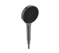 Ideal Standard Idealrain Solos - Cabezal de ducha, 3 chorros, EcoFlow, Gris Magnético A7896A5