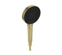 Ideal Standard Idealrain Solos - Cabezal de ducha, 3 chorros, EcoFlow, oro cepillado A7896A2