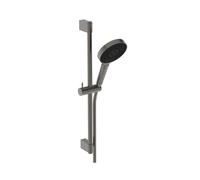 Ideal Standard Idealrain Solos - Conjunto de cabezal de ducha, barra y manguera, 3 chorros, EcoFlow, Gris Magnético A7897A5
