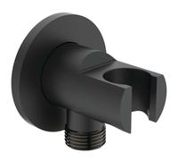 Ideal Standard Idealrain - Soporte de ducha con conexión, negro BC807XG