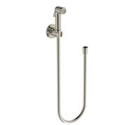 Ideal Standard Idealspray - Ducha bidé con soporte y flexo, acero B0595GN