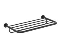 Ideal Standard IOM - Estante con toallero, longitud 57 cm, negro seda A9106XG