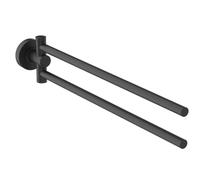 Ideal Standard IOM - Toallero, giratorio, longitud 37 cm, negro seda A9131XG