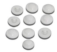 Ideal Standard - Juego de almohadillas para asiento Conca, protectores para inodoro, color blanco