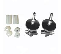 Ideal Standard - Juego de bisagras para asiento de inodoro de cierre lento de la serie Tesi de acero inoxidable, EW00567, cromado