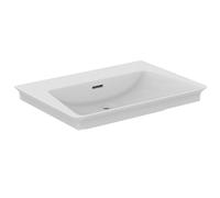 Ideal Standard La Dolce Vita - Lavabo, 66x47 cm con rebosadero, sin orificio para el grifo, blanco E270001