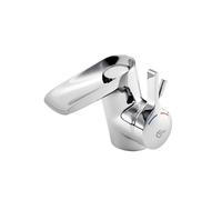 Ideal Standard Melange - Grifo de lavabo, con desagüe, cascada, cromo B8630AA