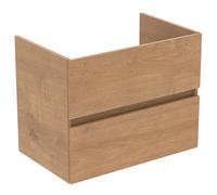Ideal Standard Muebles de baño Eurovit+ 70 cm montado en la Pared con 2 cajones, R0261Y8, Roble Natural
