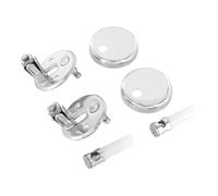 Ideal Standard - Multi Suites, Juego de bisagras para asiento de inodoro serie Cantica de acero inoxidable, T2062BJ, cromado