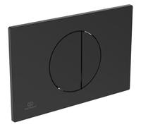 Ideal Standard Oleas - Pulsador para cisterna de inodoro Prosys, 2 lotes de botones mecánicos de plástico ABS, color negro