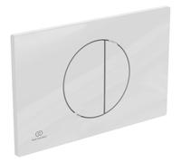 Ideal Standard Oleas - Pulsador para cisternas de inodoro Prosys, 2 lotes de botones mecánicos de plástico ABS, color blanco