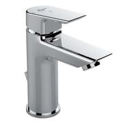 Ideal Standard Tesi - Grifo de lavabo con desagüe, BlueStart, cromo A6558AA