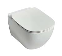 Ideal Standard Tesi - Inodoro suspendido con asiento SoftClose, AquaBlade, blanco mate T3546V1