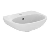 Ideal Standard Tesi - Lavamanos 45x36 cm, con rebosadero, con orificio para grifería, blanco T352401