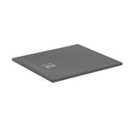Ideal Standard Ultra Flat S + - Plato de ducha 100x90 cm, Antideslizante, gris T5607FS