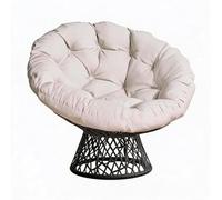 IDEALHOUSE Silla de salón Papasan para salón, 360°, máx. 160 kg